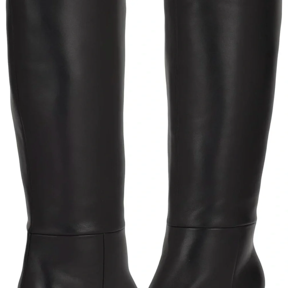 New Calvin Klein Women's Garray Pointy Toe Stiletto Heel Knee High Dress boots
